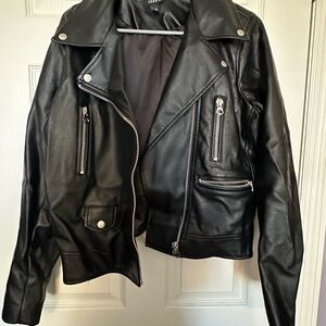 Torrid Sleek Black Leather Jacket